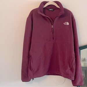 Men’s The North Face Campbell fleece quarter zip. Size Meduim. EUC